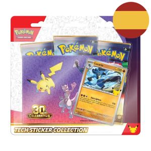 -EN STOCK- BLISTER 3 SOBRES TECH STICKER POKEMON (Aleatorio)