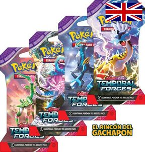 -AGOTADO- Pokémon TCG Temporal Forces Sleeved Booster