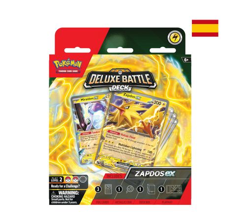 Zapdos ex Deluxe Battle Deck – Pokémon TCG (Español)