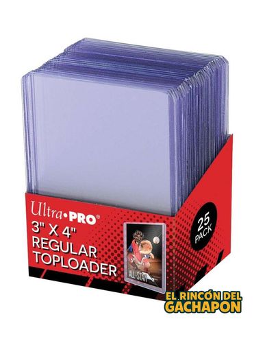 -EN STOCK- Ultra Pro Toploaders 3″×4″ (25 u.)