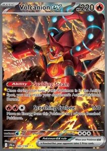 Volcanion ex JTG 182 – Pokémon TCG (Edición Española, Carta Suelta)