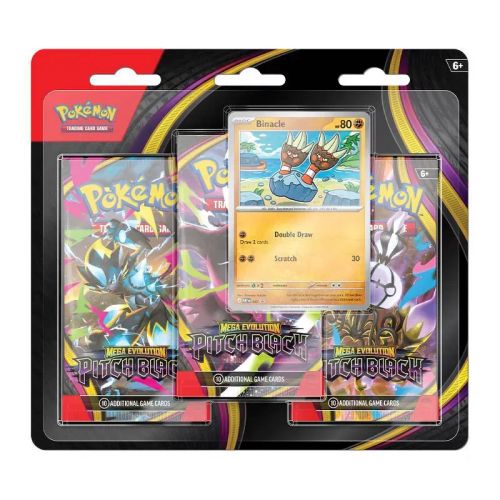 -RESERVAS- Pitch Black Pack 3 Sobres Binacle (INGLES)