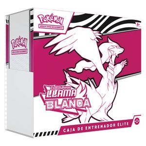 RESERVAS: Caja de Entrenador Élite Pokémon TCG Escarlata y Púrpura - Llama Blanca (Español) ¡Lanzamiento Julio 2025!